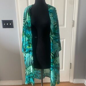 a.n.a “A New Approach” tropical beach cover-up Size L
